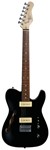 59 Thinline Electric Guitar with Gloss Black Finish - Includes P90 Pickups and F Holes