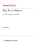 The Faire Starre (Study Score) - for SATB and Ensemble