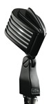 The Fin - Black Body/White LED - Retro-Styled Dynamic Cardioid Microphone