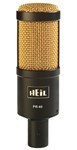 PR40 - Black/Gold - Large Diameter Studio Microphone with Black Body & Gold Grill