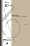 Concerto for Alto Saxophone and Orchestra - Full Score
