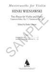 Two Pieces - Capriccio-Valse, Op. 7 & Variations, Op. 15