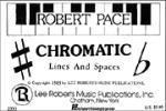 Roberts Pace, Robert  2335 Flash Cards - Chromatic Lines & Spaces (Robert Pace)