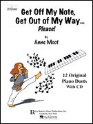 Roberts Moot   Get Off My Note Get Out Of My Way Please - Book/CD - 1 Piano  / 4 Hands