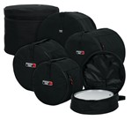 5-Piece Set of Padded Nylon Bags for Fusion Drum Set - for Fusion Drum Set