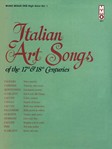 Italian Art Songs  Volume 1