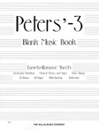 Peters' Blank Music Book (White)