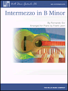 Hal Leonard Sor Levin  Intermezzo in B Minor - Piano Solo Sheet