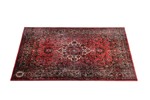 Vintage Persian Style Stage Mat - Original Red 4.26' X 3'