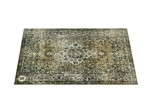 Vintage Persian Style Stage Mat - Green 4.26' X 3'