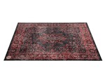 Vintage Persian Style Stage Mat - Black Red 6' x 5.25'