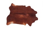 Vegan Cow Drum Mat 6' X 5.25' Betsy Red Brown - 6' X 5.25' Betsy Red Brown