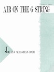 Hal Leonard Bach J   Air on the G String (from the Orch. Suite No. 3 in D)