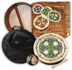 Brosna Cross Bodhrán - 18″ Bodhrán Gift Pack
