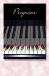 Recital Programs(blank)-Piano Reflection