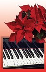 Schaum Recital Program Blanks #61: Poinsettia and Piano [Piano]