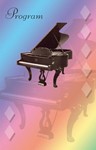 Recital Programs(blank)-piano On Pastels