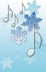 Schaum Recital Program Blanks #71: Snowflakes and Notes