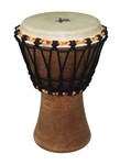 6 inch. Traditional Rope-Tuned African Djembe