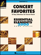 Hal Leonard  Sweeney/Lav/Higgins  Essential Elements Concert Favorites Volume 2 - Baritone Bass Clef