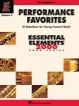 Hal Leonard Various   Essential Elements Performance Favorites Volume 1 - Clarinet 1
