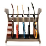 Frameworks Elite Series Guitar & Instrument Case Combo Rack - Driftwood Grey Finish