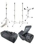 Canopus Light Weight Hardware Pack with Bag, Two Cymbal Stands, Snare, Hi Hat Stands