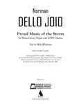 Proud Music Of The Storm - for SATB, Brass Choir and Organ Full Score