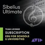 Sibelius | Ultimate Team 1-Year Subscription New License, Education Pricing