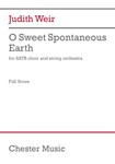O Sweet Spontaneous Earth - SATB and String Quartet Study Score