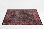 Vintage Persian Style Drum Rug 5.34' X 4.65' - Black Red