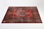 Vintage Persian Style Drum Rug 5.34' X 4.65' - Original Red