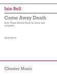 Come Away Death from 'these Motley Fools' - Tenor and Piano Vocal Score