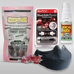 Vocal Wellness Pack - Includes Throat Spray, Throat Lozenges, Ear Plugs, and Singer Mas