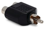 Adapter, Dual Rca To Rca