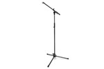 Microphone Stand, Tripod Base, Black