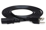 Power Cord, Iec C13 To Nema 5-15p, 8 Ft