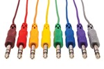 Balanced Patch Cables, 1/4 in. TRS to Same, 1 ft.