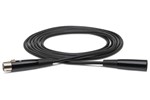 Economy Microphone Cable, Hosa XLR3F to XLR3M, 10 ft.