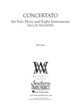 Concertato for Horn and Eight Instruments - Solo Horn Part