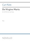De Virgine Maria (Part) - for SATB and Harp