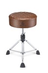 Gibraltar 9808 15 inch. Stitched Round Throne, Chestnut