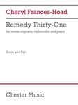 Remedy Thirty-One - for Mezzo-Soprano, Violoncello, and Piano
