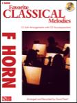 Favorite Classical Melodies w/play-along cd [f horn]