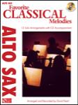 Favorite Classical Melodies w/play-along cd [alto sax]