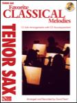 Favorite Classical Melodies w/play-along cd [tenor sax]