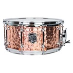 Alpha Copper Snare, 6.5 inch. x 14 inch. - 1.2mm Polished Hammered Copper shell