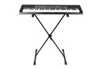 Frameworks Adjustable x Style Keyboard Stand With Rubberized Leveling Foot