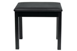 Deluxe Wooden Keyboard & Piano Bench With Flip-up Storage Compartment U Black Color