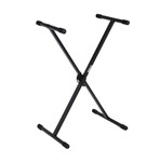 Rok-it Tubular Oxo Style Keyboard Stand. Compact Design With 4-position Height Adjustme